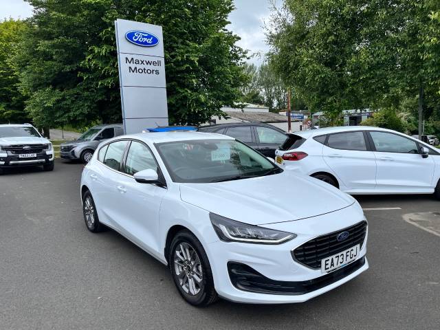 Ford Focus 1.0 EcoBoost Titanium 5dr Hatchback Petrol White