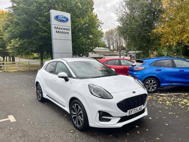 Ford Puma 1.0 EcoBoost Hybrid mHEV ST-Line 5dr - Ford Direct Hatchback Petrol White