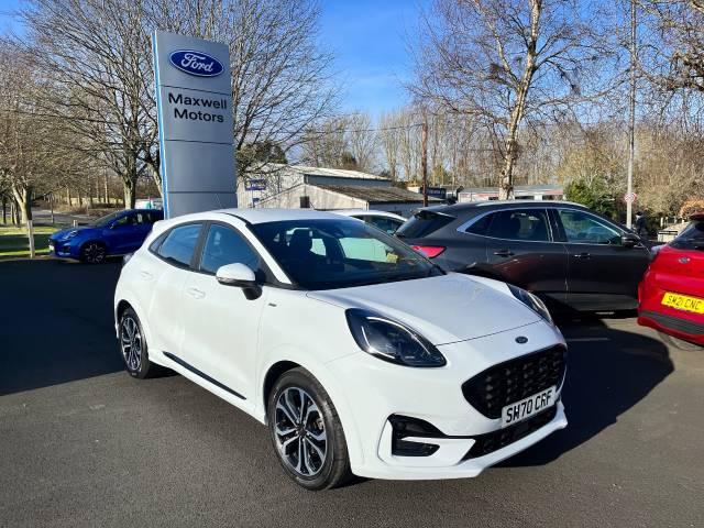 Ford Puma 1.0 EcoBoost Hybrid mHEV ST-Line 5dr Hatchback Petrol White