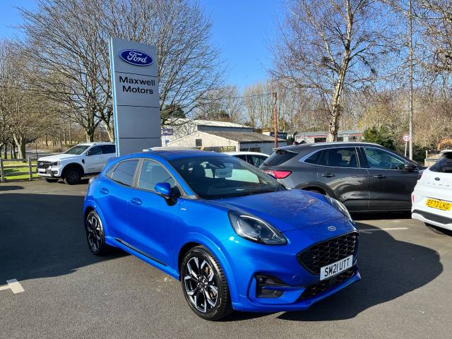 Ford Puma 1.0 EcoBoost Hybrid mHEV ST-Line X 5dr Hatchback Petrol Blue