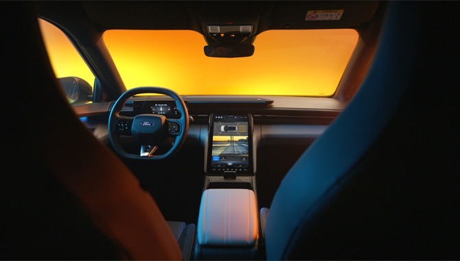 New All-Electric Ford Capri - Interior